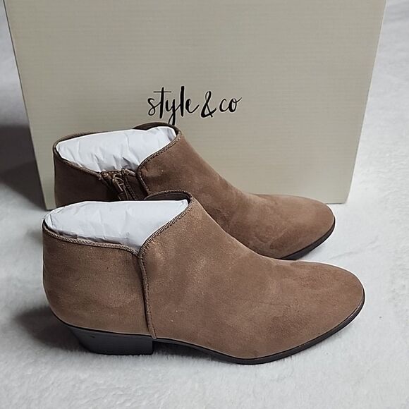 NIB Style & Co Wileyy Ankle Booties Size 6.5 - Picture 3 of 8